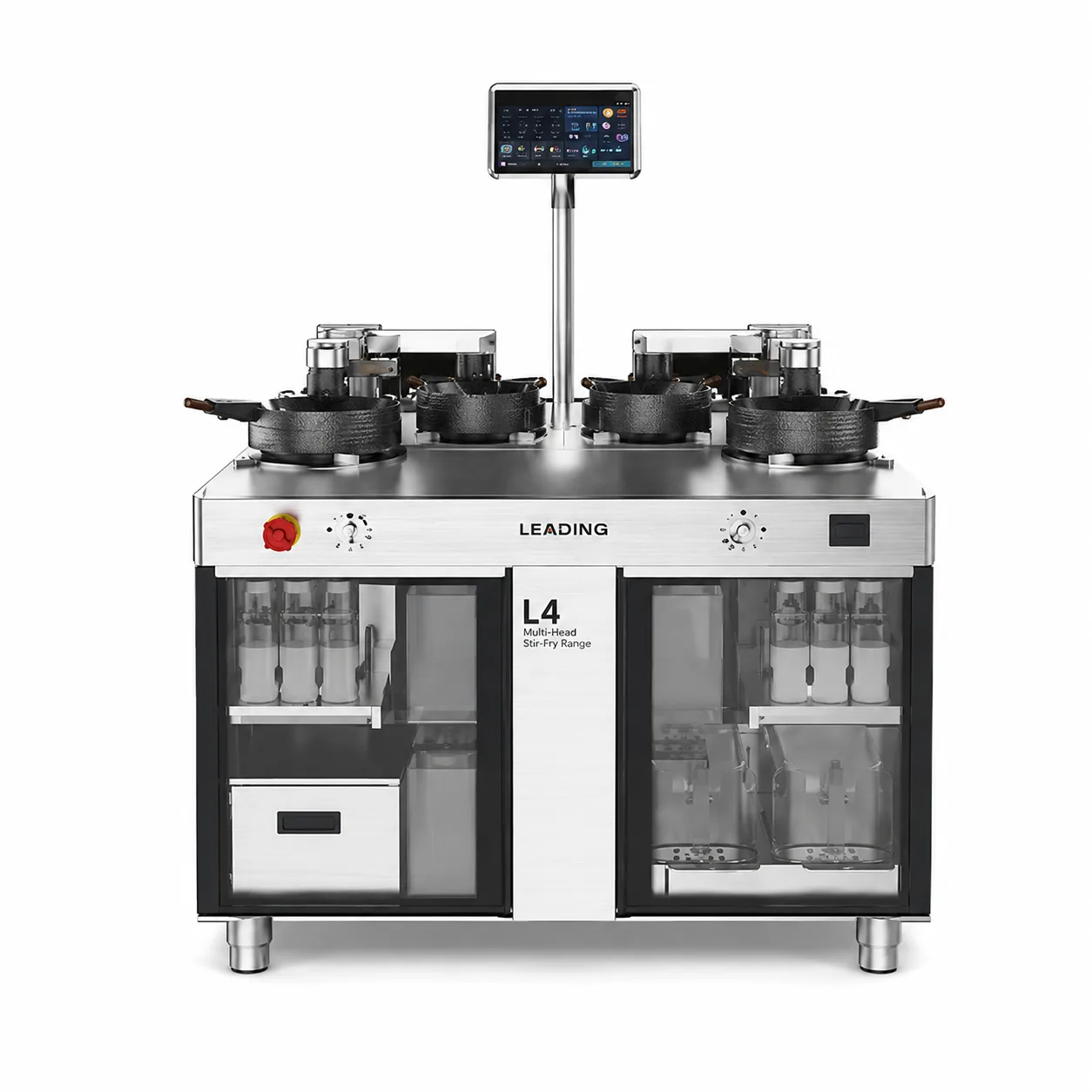 UTCOOK L4 Smart 4-Pot Multi-Head Cooking Range