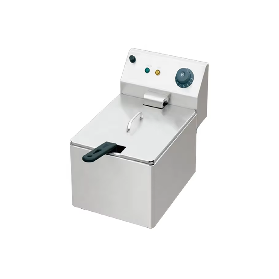 Single Cylinder Electric Fryer 2kW 4L For Small Commercial Kitchen