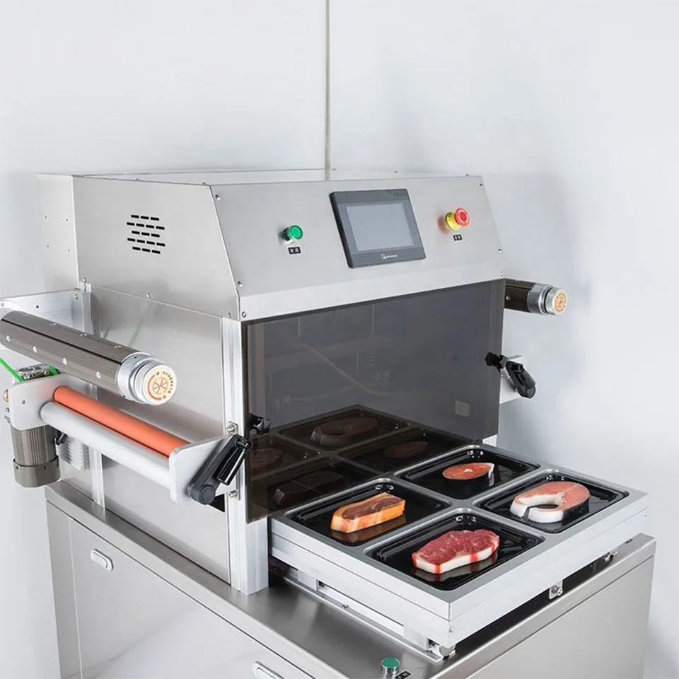 Machine d'emballage sous peau verticale DQ330VSL 63m³/h Sous vide Scelleuse alimentaire de haute qualité