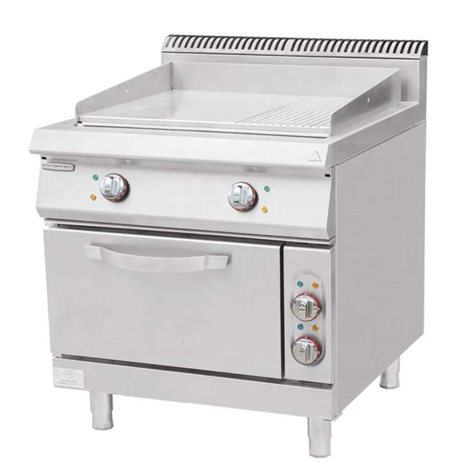 Commercial Electric Griddle with Oven for Restaurant Kitchens 16.8kW