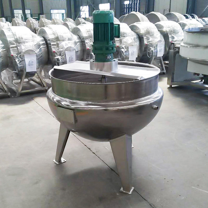 Panela de Cozimento Industrial com Camisa a Vapor em Aço Inoxidável SUS304 50–800L Modelos a Gás e Elétricos
