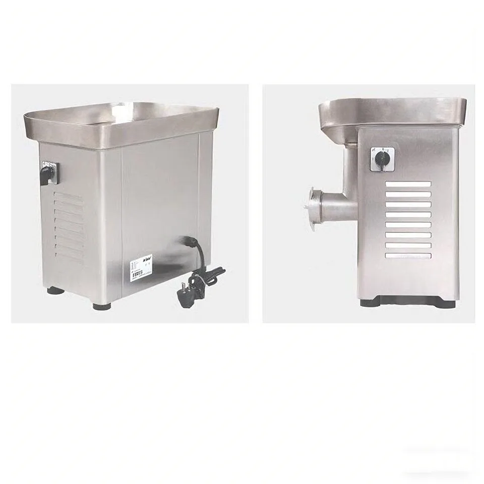 Hachoir à viande de table commercial 100–300 kg/h 1100 W 220V Acier inoxydable 4 plaques
