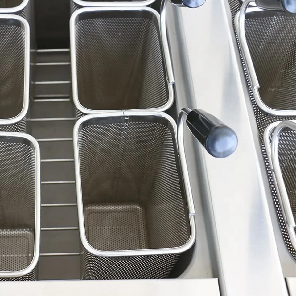 Cuiseur à nouilles commercial 18 kW avec système de levage automatique pour restaurants