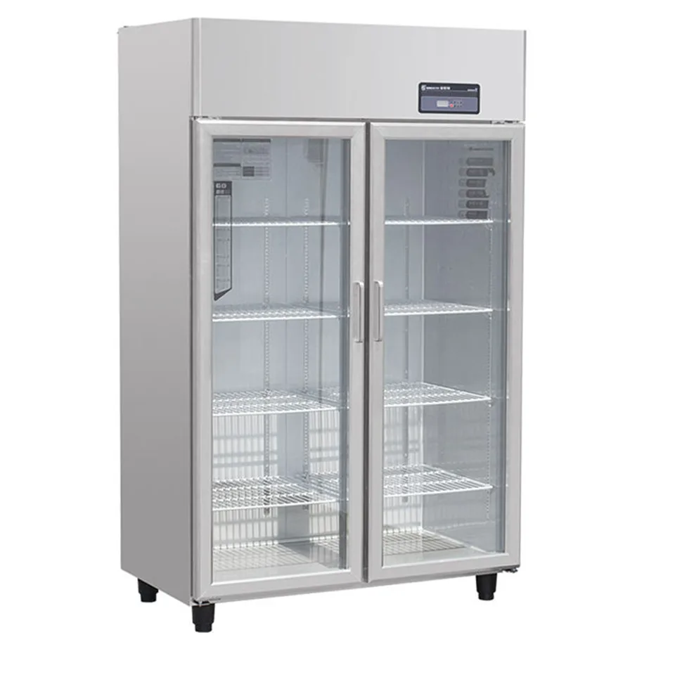Commercial Glass Door Refrigerator for Restaurant and Beverage Display STUC