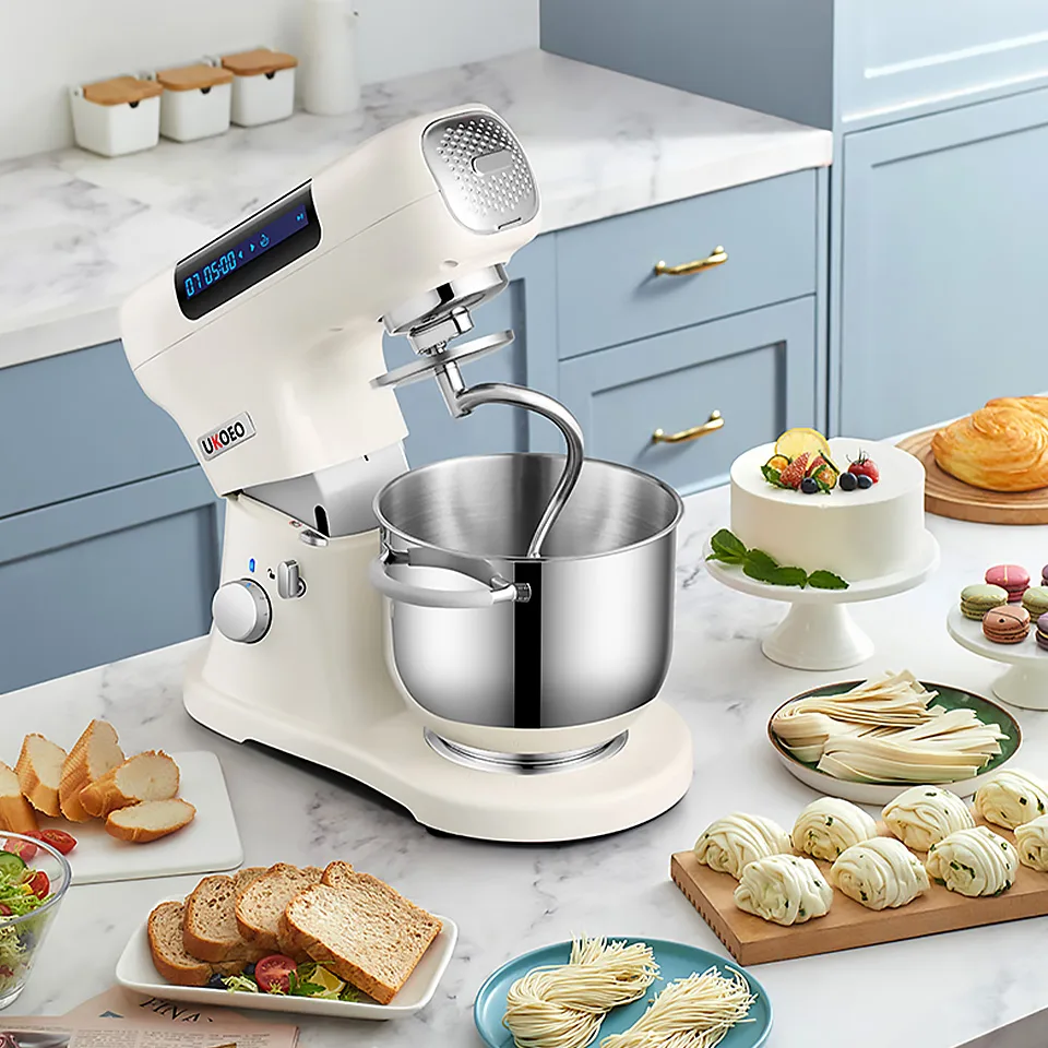 Batidora de pedestal con control táctil de 11 velocidades multifunción para repostería en casa