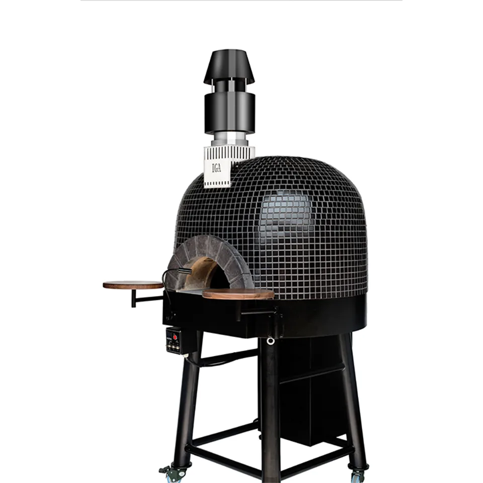 Horno de pizza a carbón comercial FP-1000 para pizzerías artesanales y panaderías