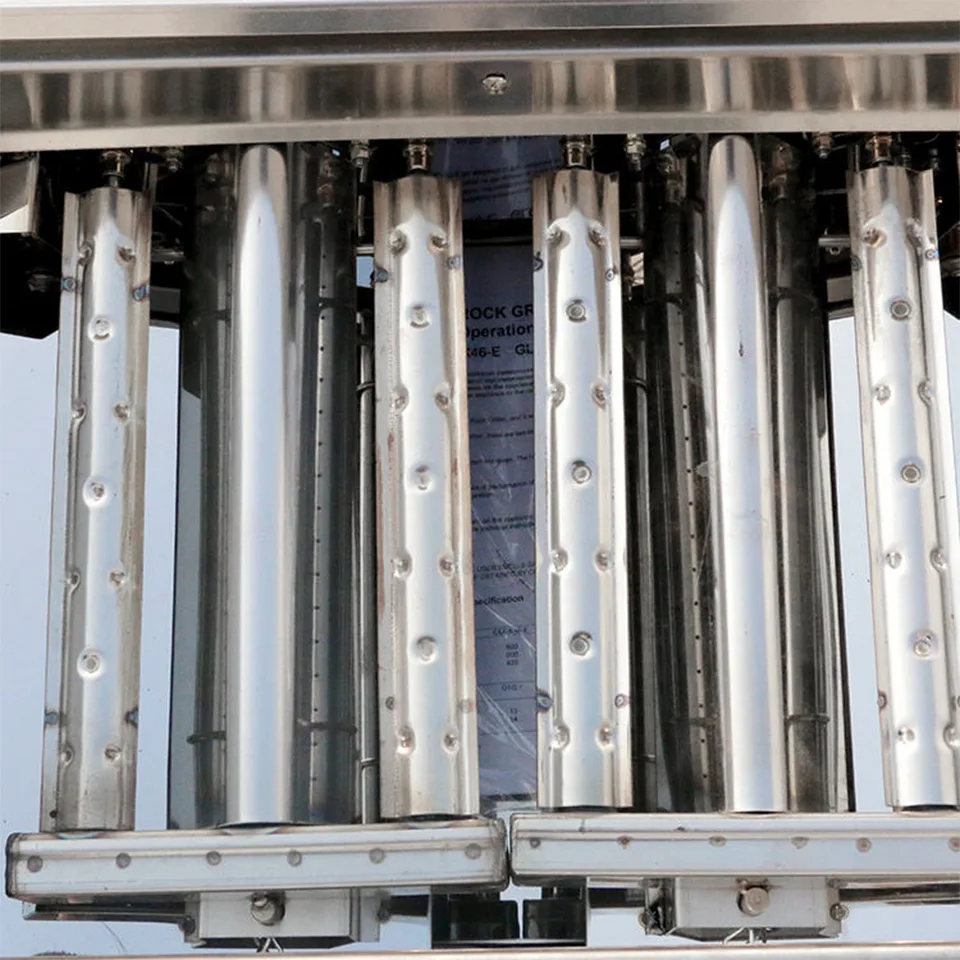 Parrilla Eléctrica de Roca Volcánica Comercial E-RQH-700X Acero Inoxidable