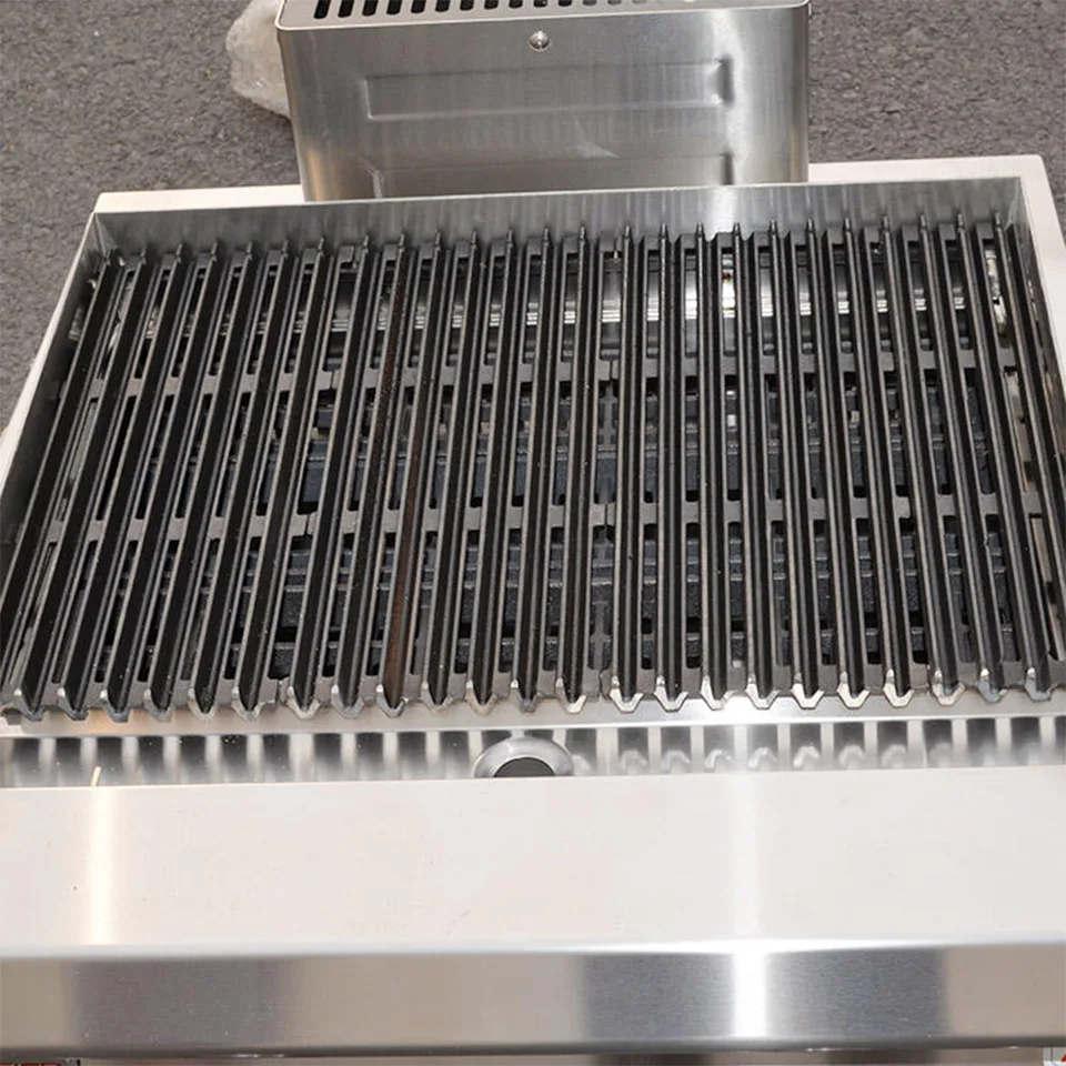 Grelhador Elétrico de Alta Potência E-RQH-600 16kW E-RQH-600X 11kW Aço Inoxidável