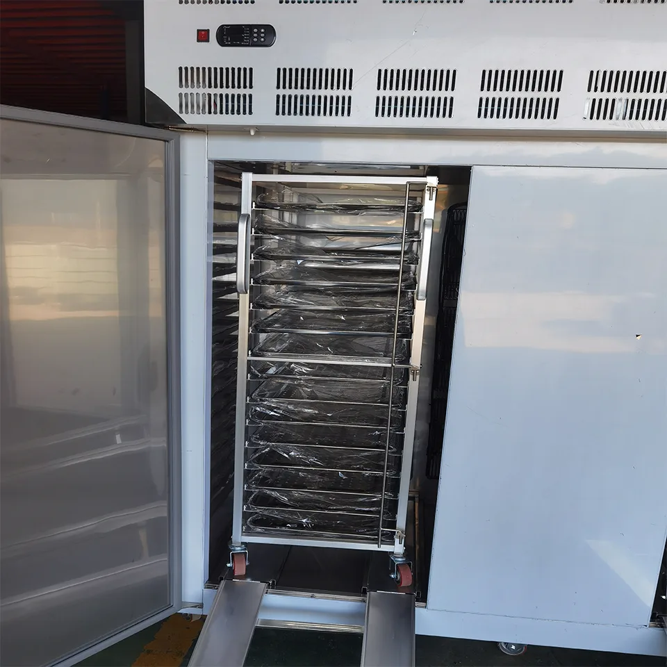 40-Drawer Trolley Ultra Low Temperature Freezer -60°C Commercial Food Freezer