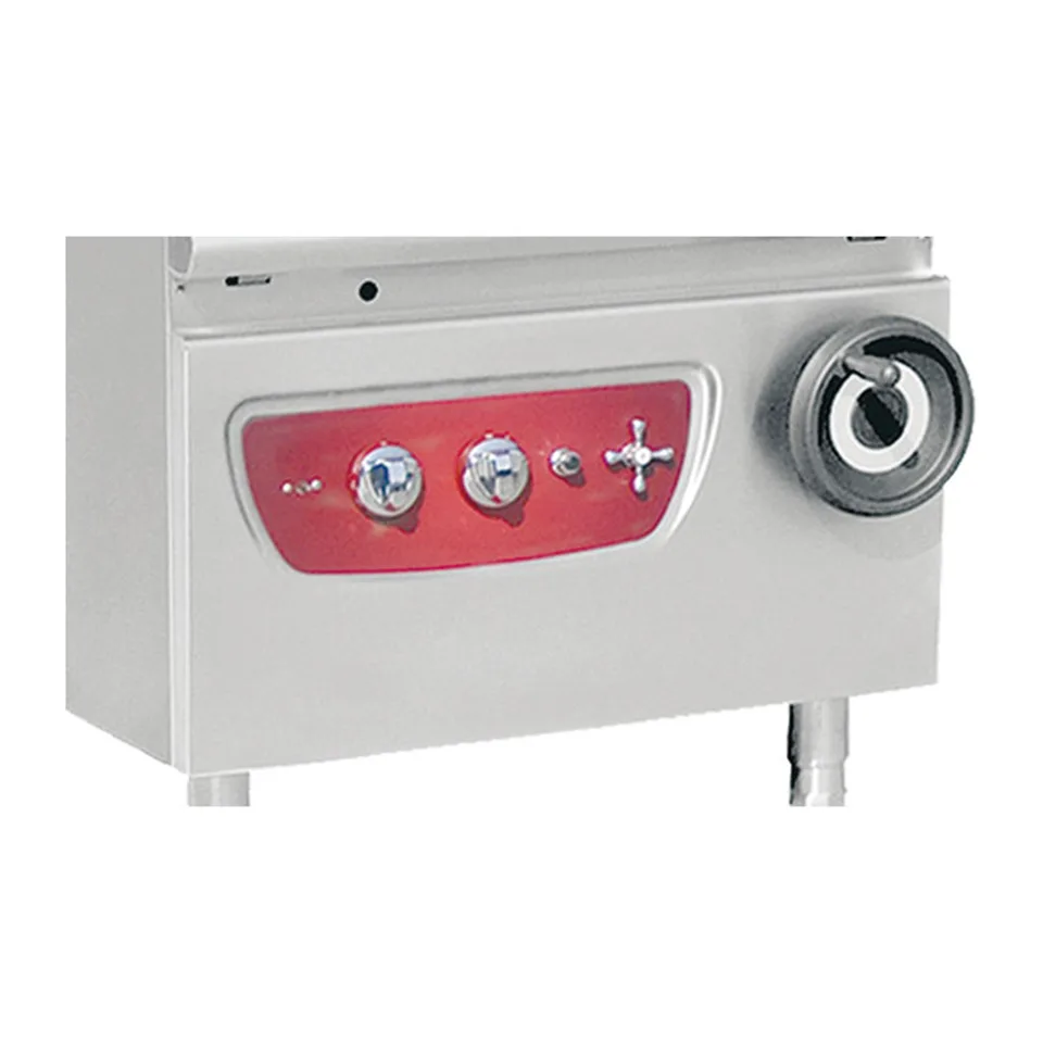 Kuali Miring Gas Komersial E-RCG-900 Kuasa Tinggi Keluli Tahan Karat Memasak