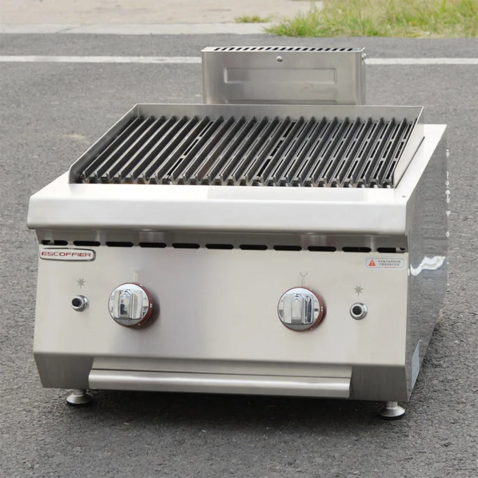 Grelhador Elétrico de Alta Potência E-RQH-600 16kW E-RQH-600X 11kW Aço Inoxidável