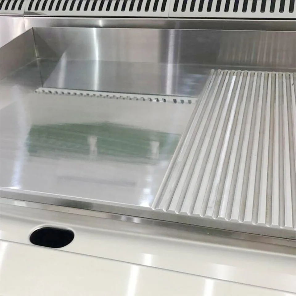 Pemanggang Rata Gas Model Komersial untuk Dapur Restoran dan Katering XKE-RQP-900