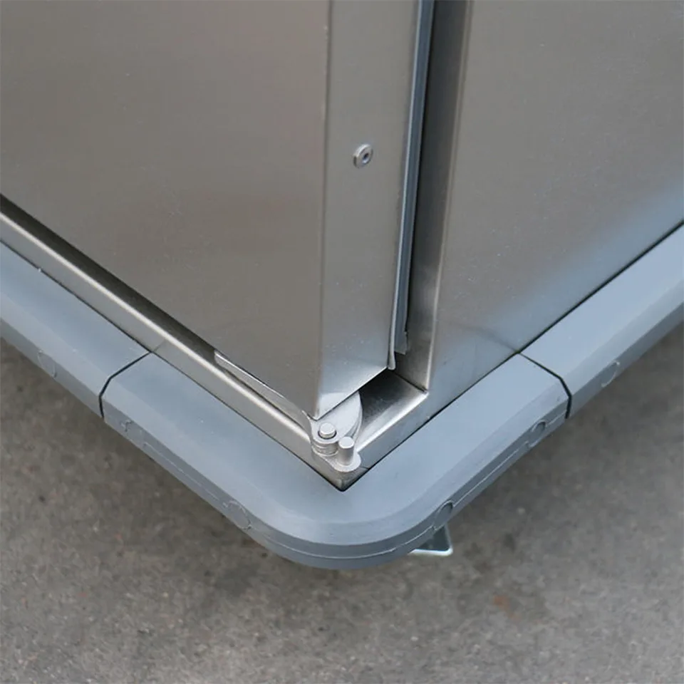 Chariot chauffant commercial pour aliments à porte unique E-LG-10-21 pour service de restauration