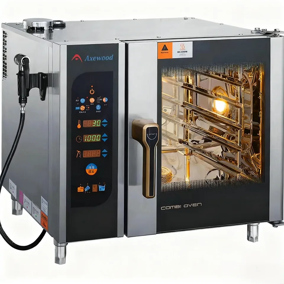 AWE-0623DX-M2 Commercial Steam Oven 6 GN Trays 4.8kW Electric