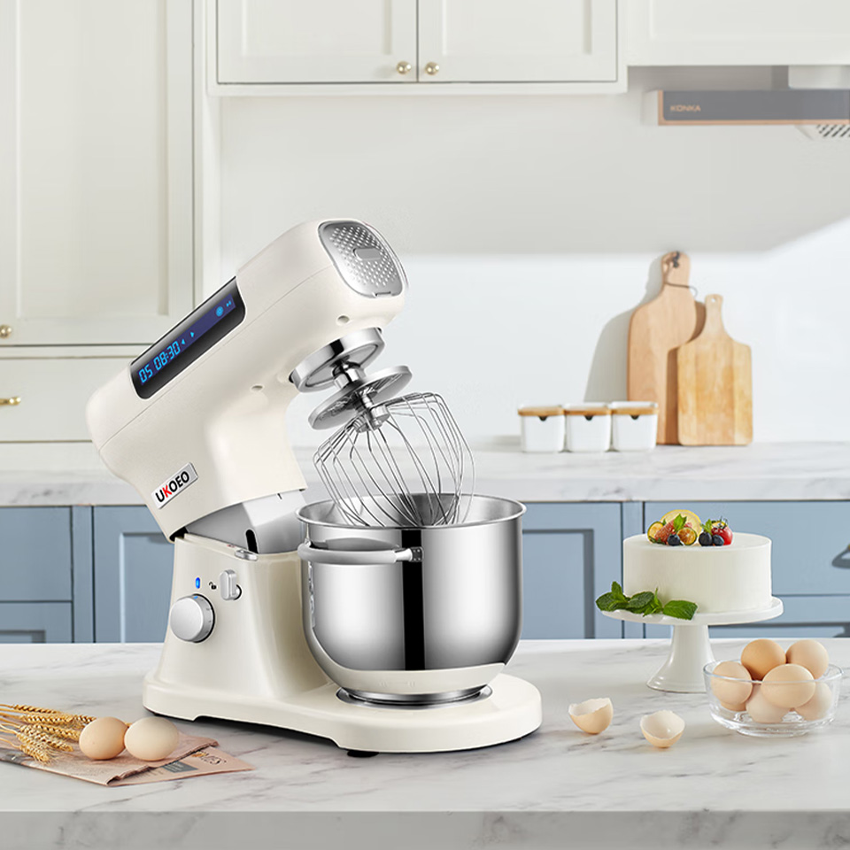 Batidora de pedestal con control táctil de 11 velocidades multifunción para repostería en casa