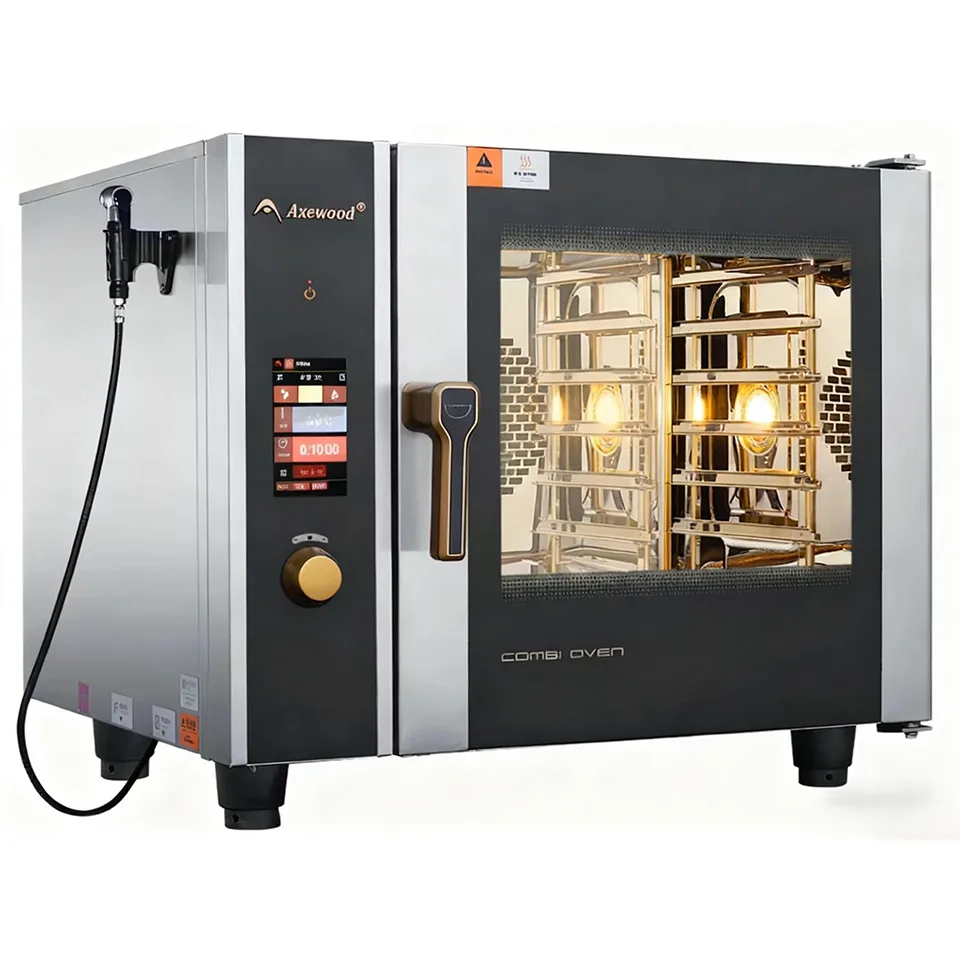 Mini Combi Steam Oven 6-Layer 6-Tray for Cafes and Restaurants