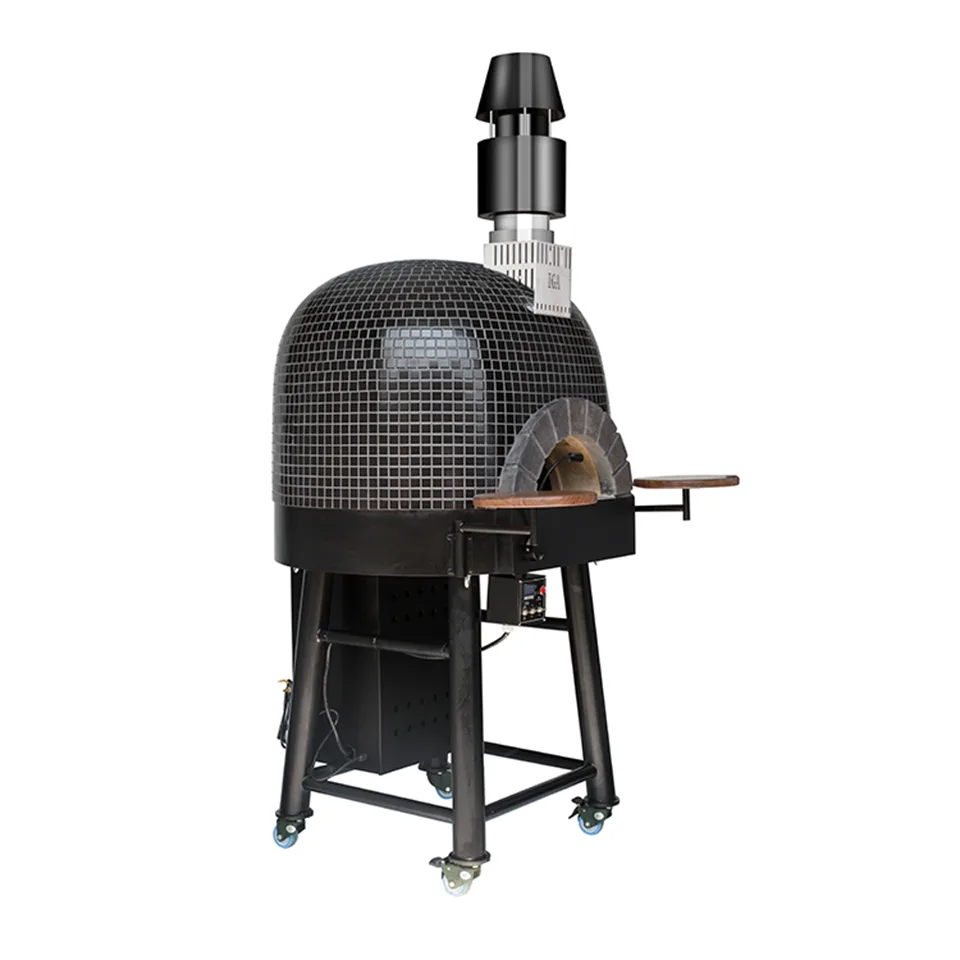 Horno de pizza a carbón comercial FP-1000 para pizzerías artesanales y panaderías