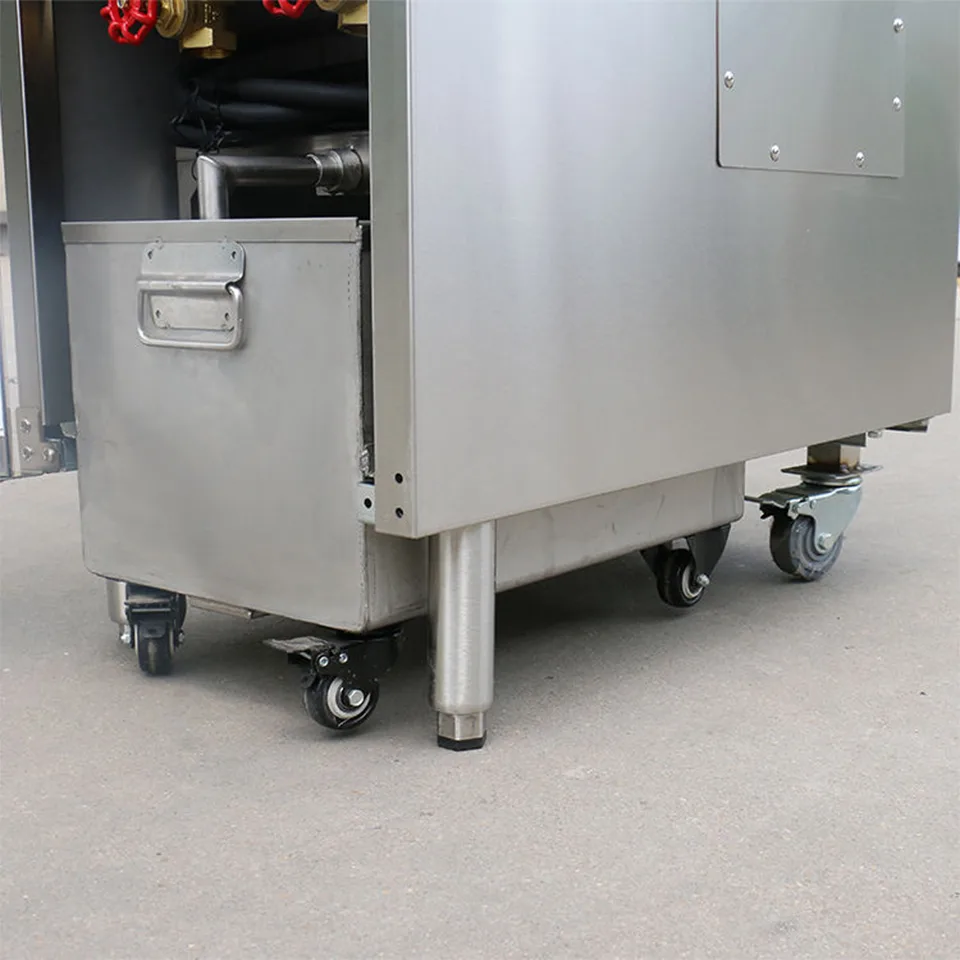 Commercial Electric Fryer E-DZ-400GF-2 Dual Tank Stainless Steel