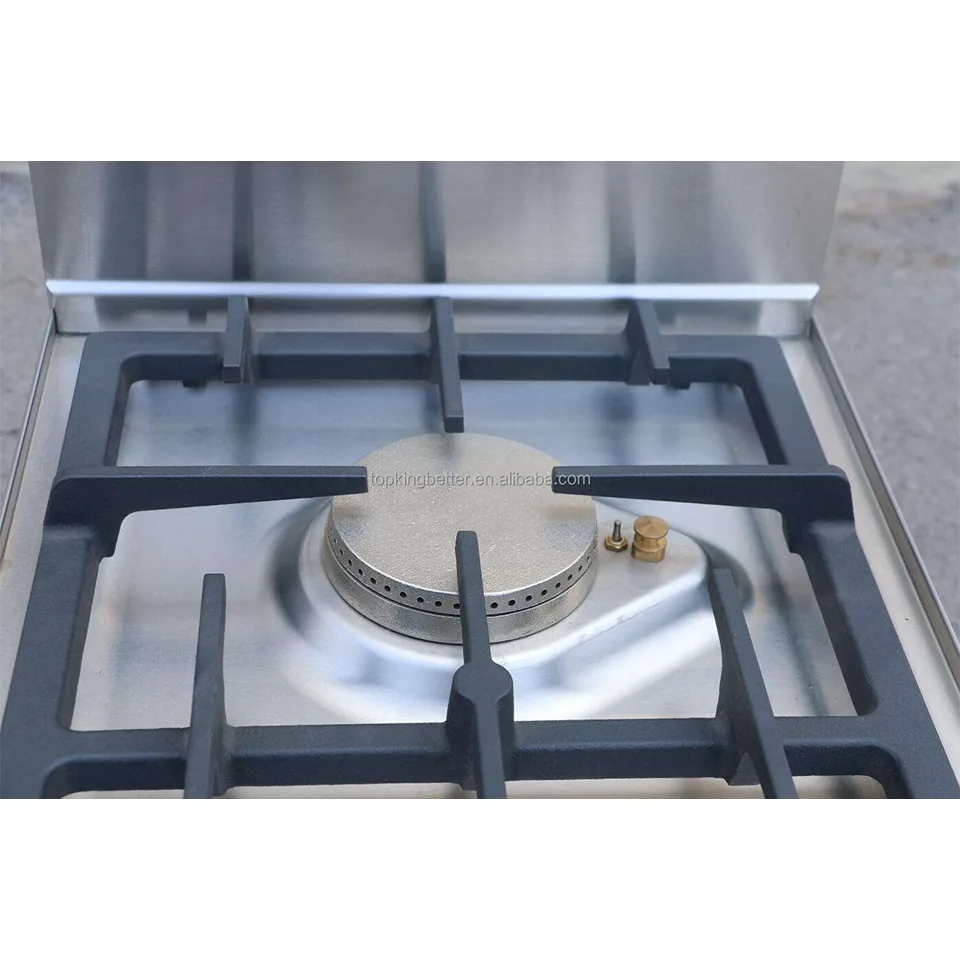 Commercial Gas Range E-RQB-700X and E-RQB-1200X with Safety Flame Protection