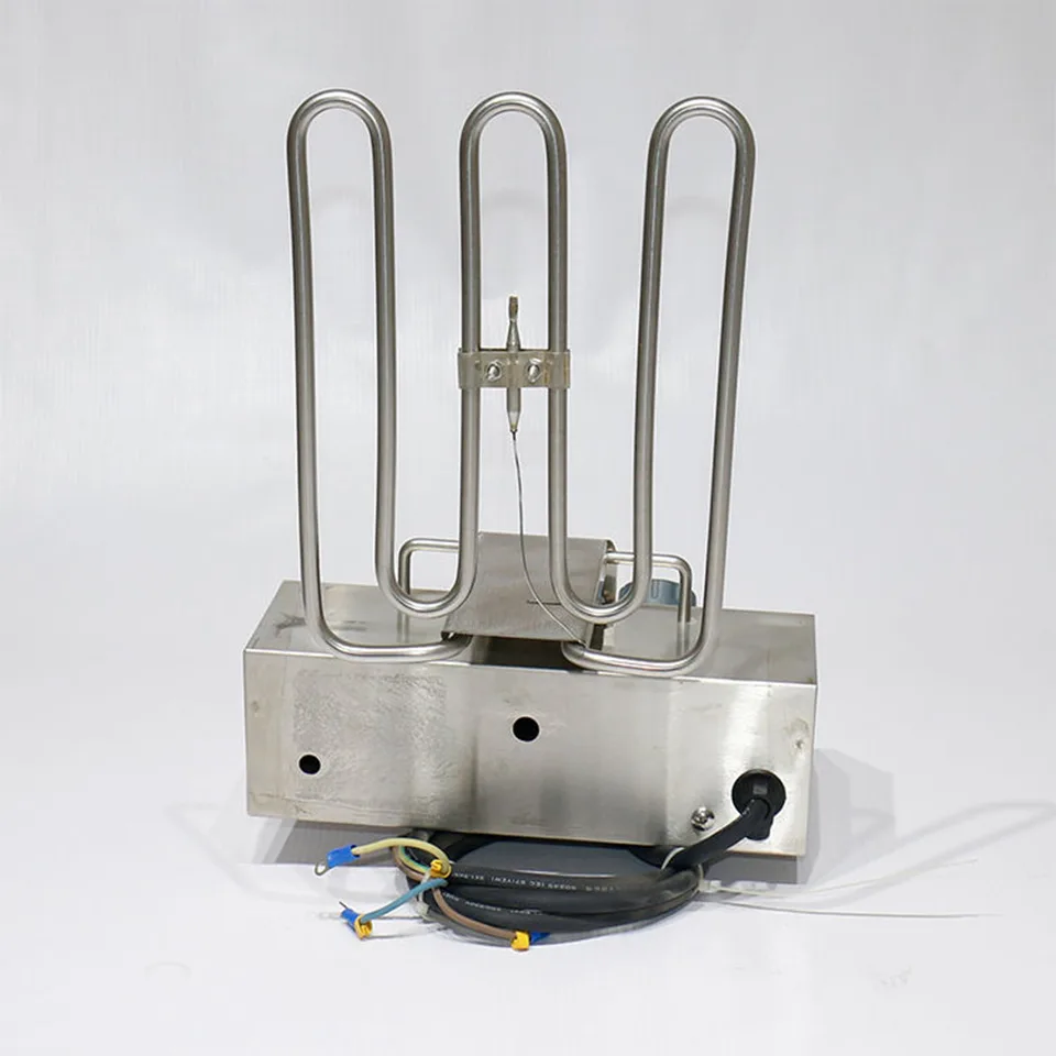 Tabletop Dual Tank Electric Fryer 5kW 220V Compact Design