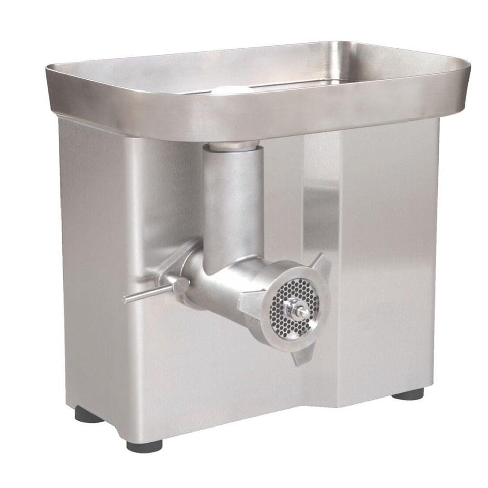 Hachoir à viande de table commercial 100–300 kg/h 1100 W 220V Acier inoxydable 4 plaques