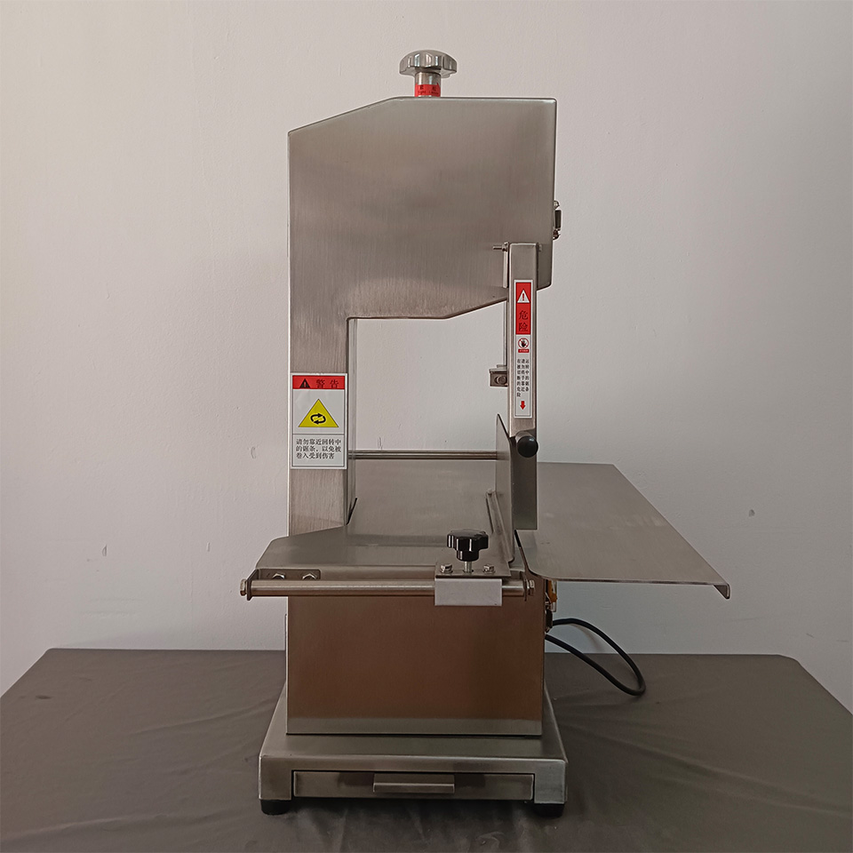 Serra de Ossos Compacta para Carne 1500W em Aço Inoxidável para Carne Congelada, Peixe e Ossos