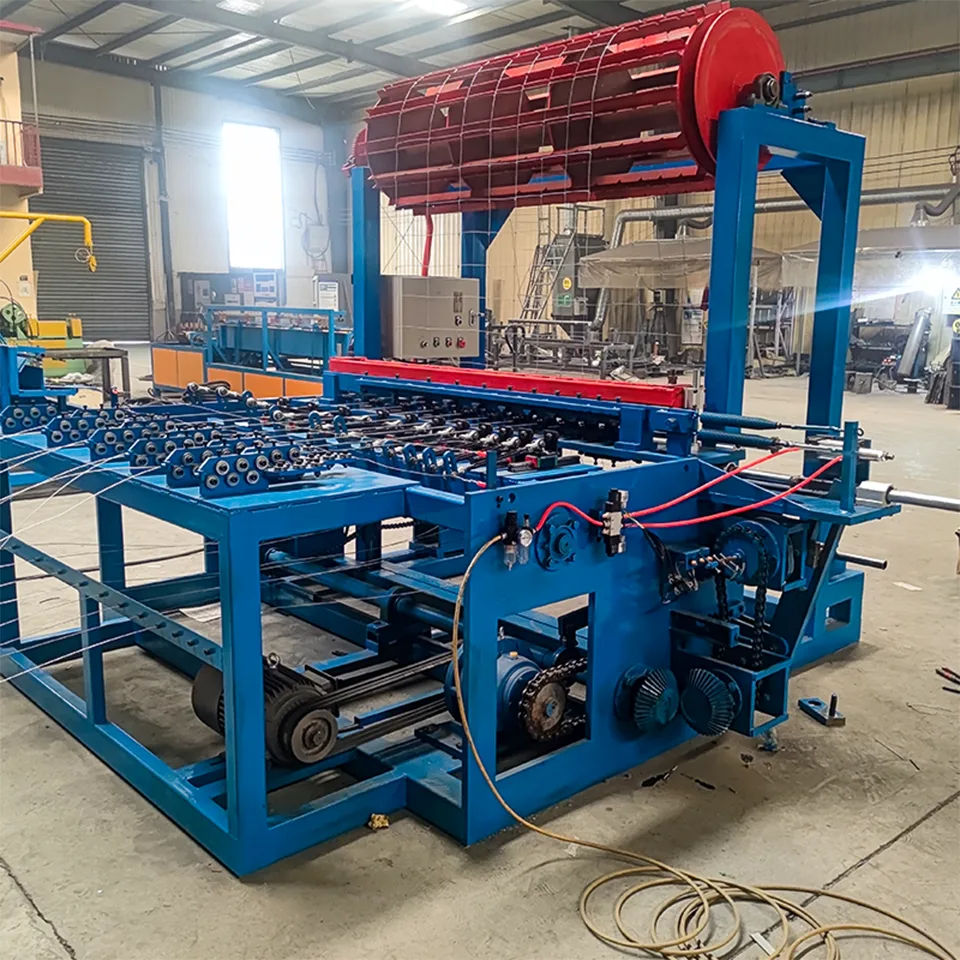 Machine automatisée de production de clôtures pour bétail avec contrôle PLC pour fermes et ranchs