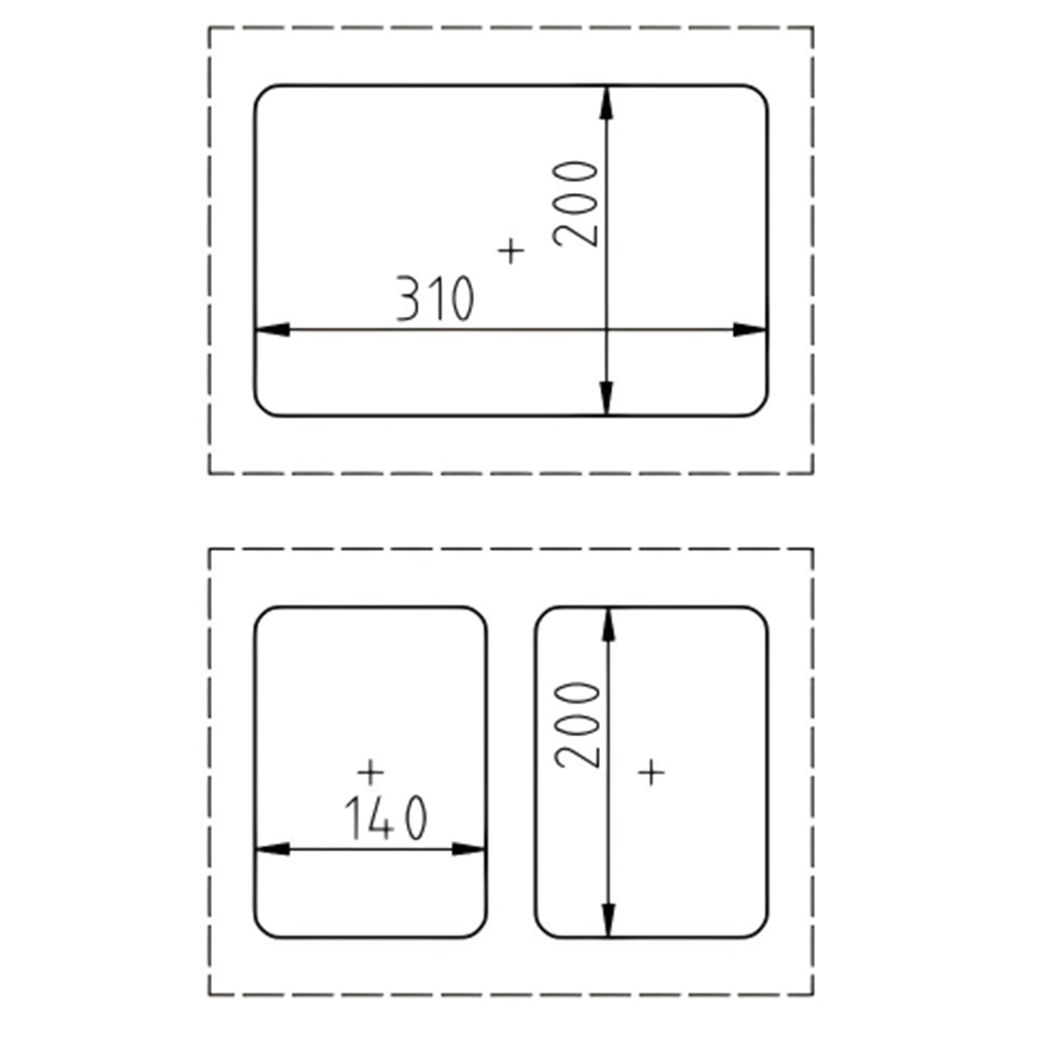 Scelleuse de plateaux pneumatique QF260T-S Film 260 mm 360-640 boîtes par heure