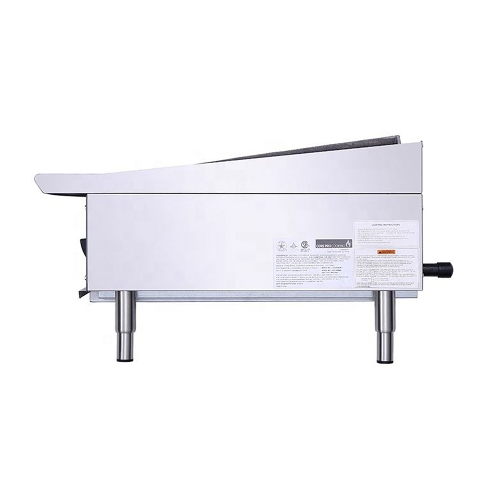 Grill Gas Komersial E-RQH-12 Kuasa Tinggi 10.3kW Keluli Tahan Karat Memasak