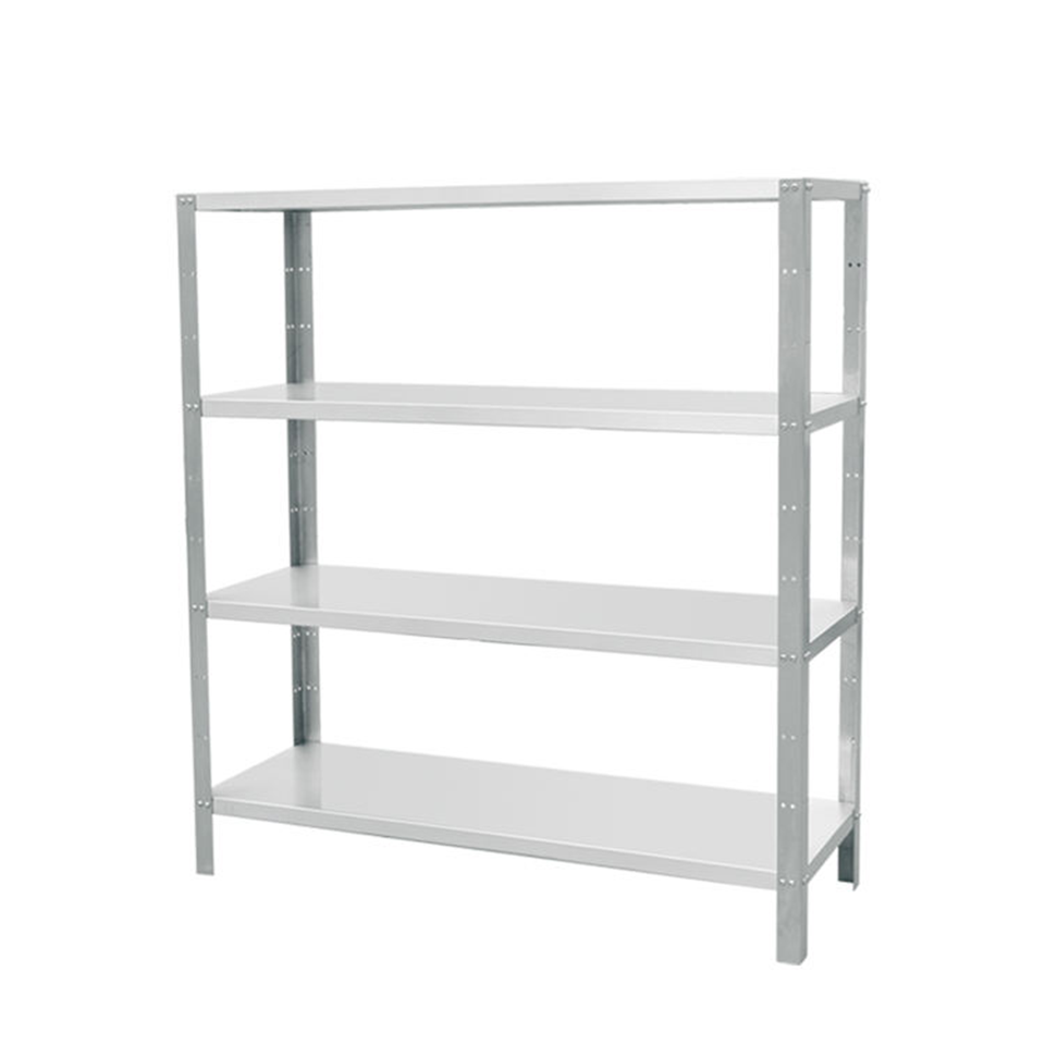 Commercial Stainless Steel Solid Shelf Rack for Food Processing and Restaurants