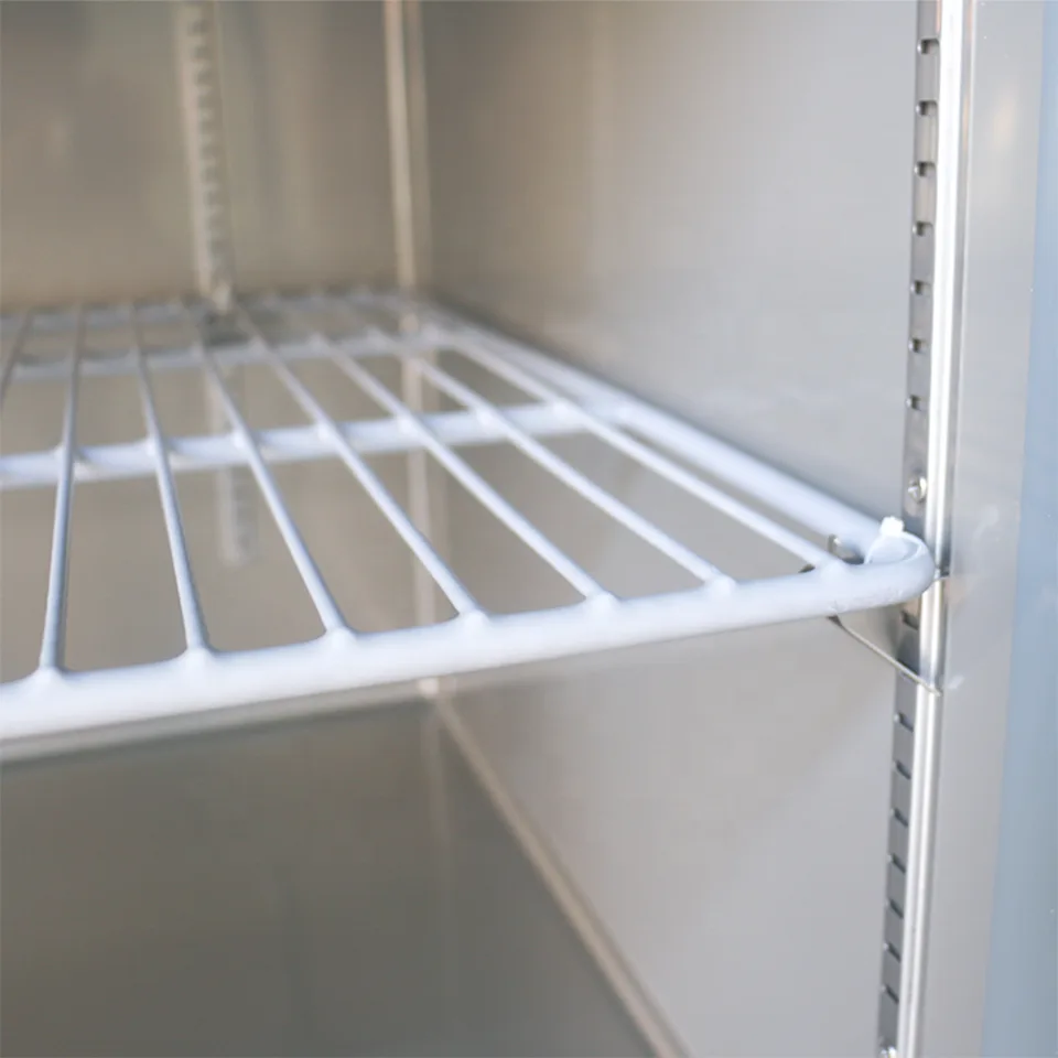 Double-Door Upright Refrigerator Freezer for Restaurants and Catering
