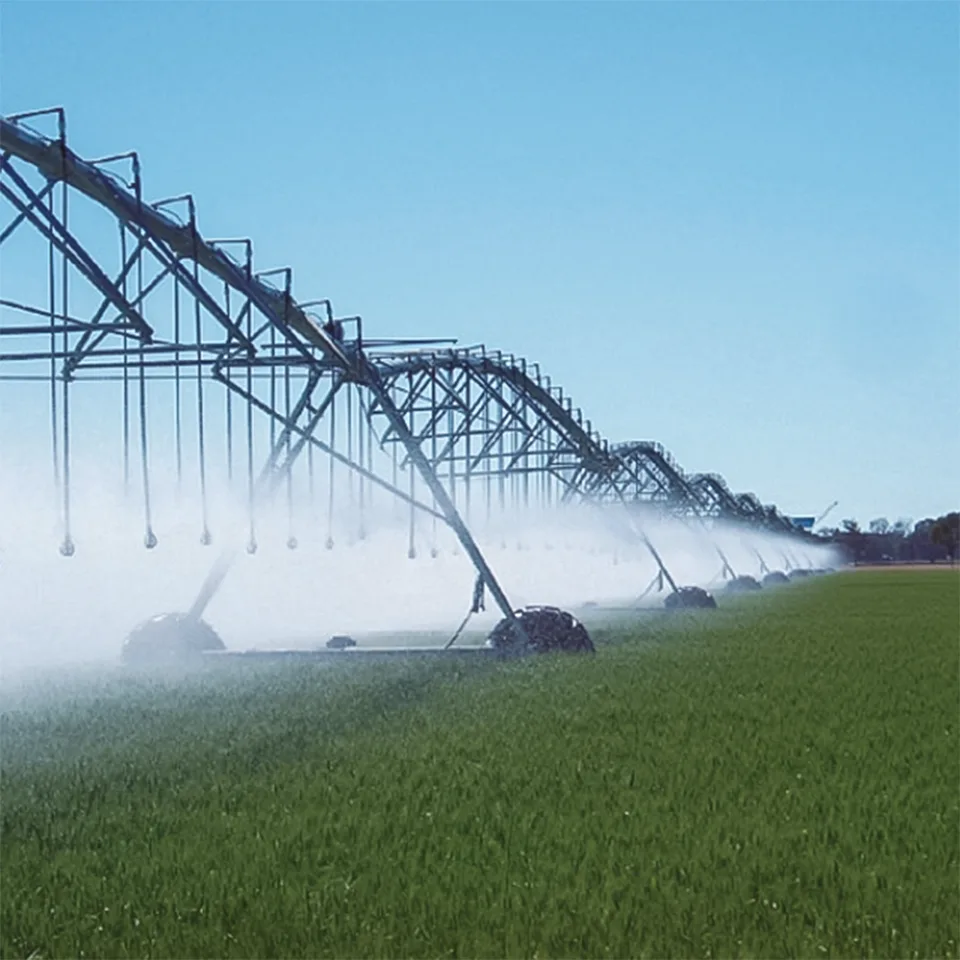 Center Pivot Irrigation System with Up to 800m Coverage for Large-Scale Farms