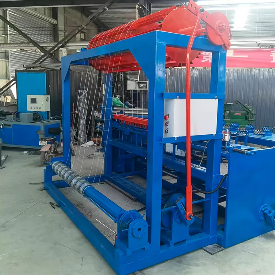 Machine automatisée de production de clôtures pour bétail avec contrôle PLC pour fermes et ranchs