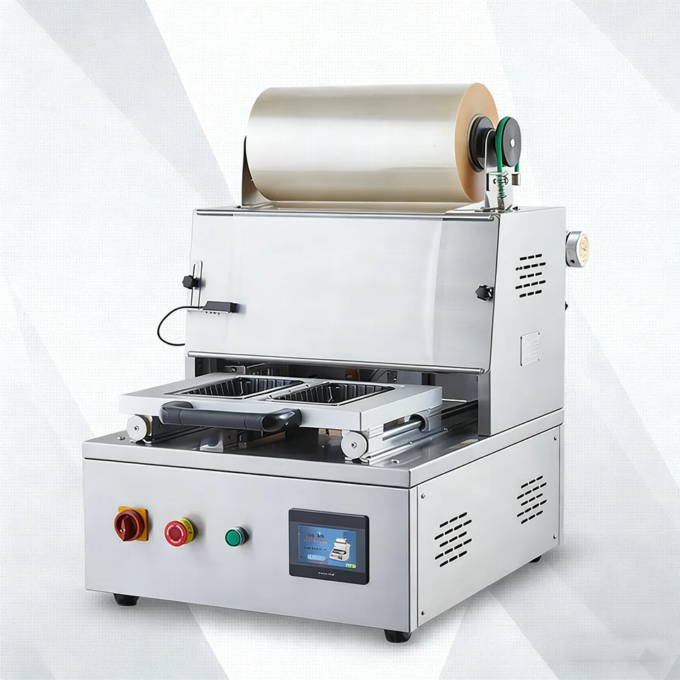 DQ400T-VS Desktop Vacuum Skin Packaging Machine 180–320 Trays/Hour Stainless Steel
