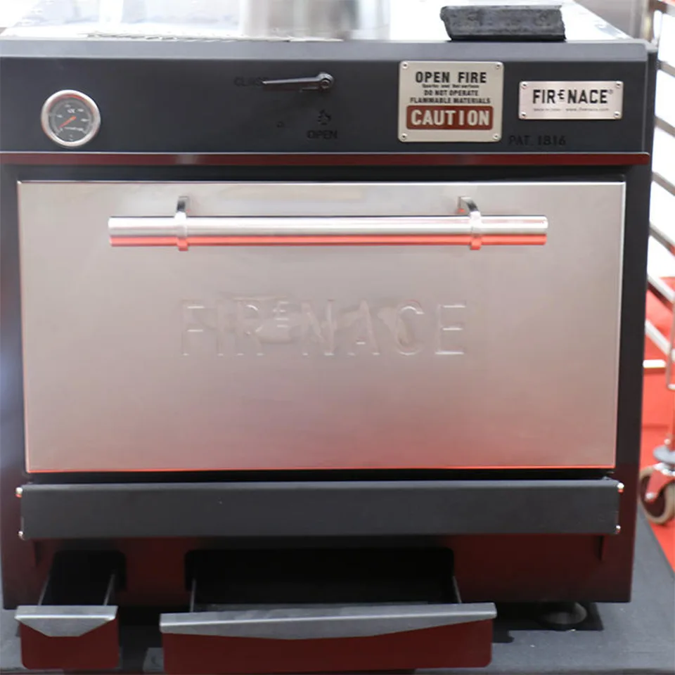 Horno a carbón comercial serie T T100 para restaurantes y pizzerías