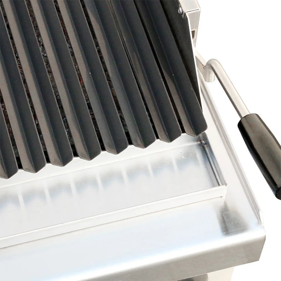 Parrilla Eléctrica de Roca Volcánica Comercial E-RQH-700X Acero Inoxidable