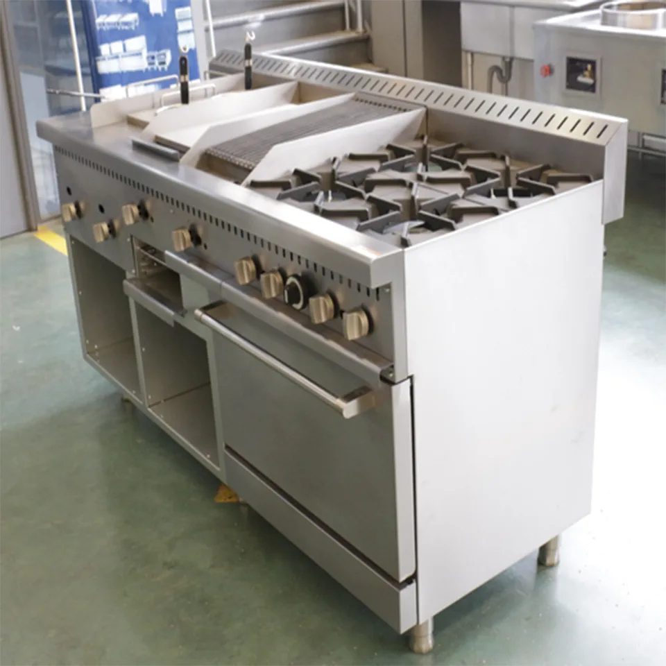 MZHL-72 نظام طهي غازي متعدد المحطات للمطابخ التجارية عالية الحجم