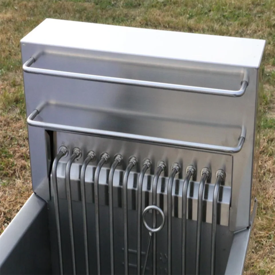 Friteuse électrique numérique LE-DZE-400G en acier inoxydable professionnelle capacité 35-40L