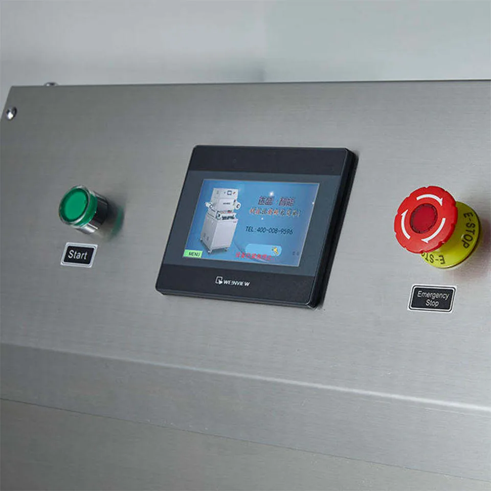 DQ320L-V Vertical MAP Vacuum Packaging Machine 320mm Film 63m³/h Pump