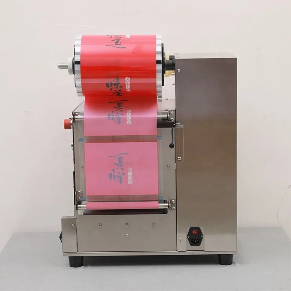 Scelleuse de barquettes à presse manuelle DF300TA Machine compacte pour récipients alimentaires gobelets et couvercles