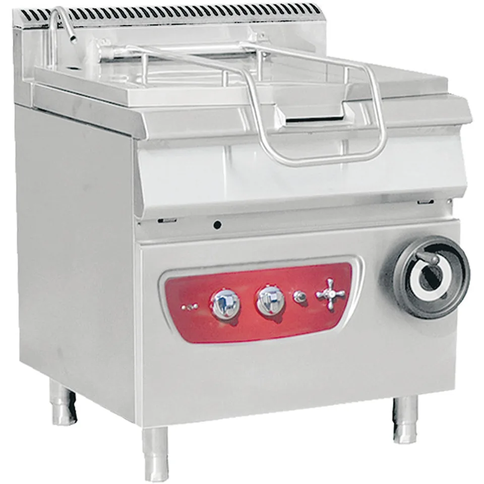 E-RCG-900 Commercial Gas Tilting Skillet High Power Stainless Steel Cooking