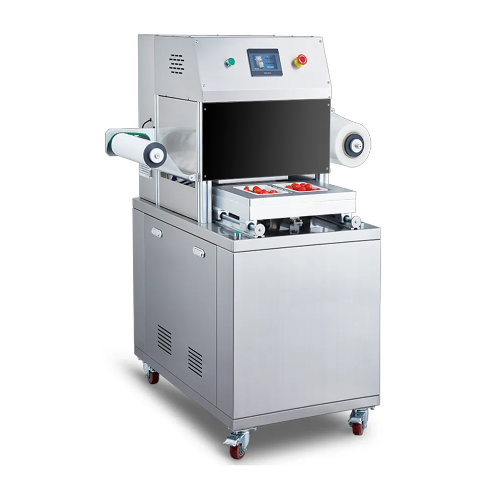 DQ305L-E Vertical MAP Gas Flush Packaging Machine 280mm Film
