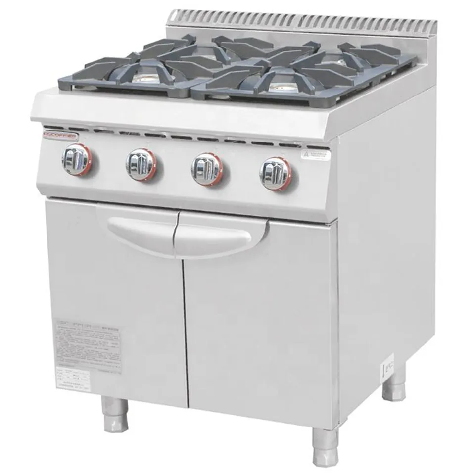 Efficient 4 Burner Gas Clay Pot Stove XKE for Restaurant and Catering Use