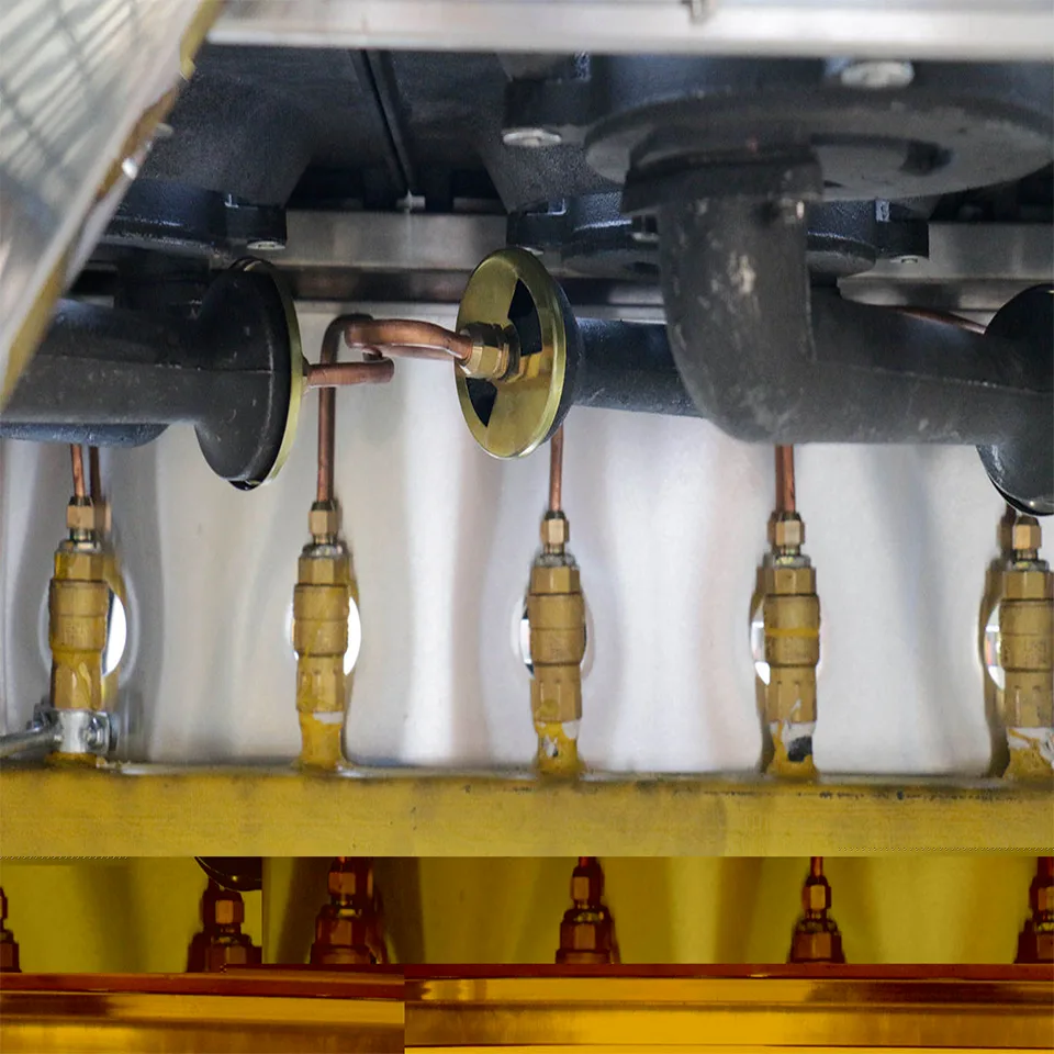 Fogão a Gás Comercial de 6 Queimadores para Cozinhas de Restaurante 30kW