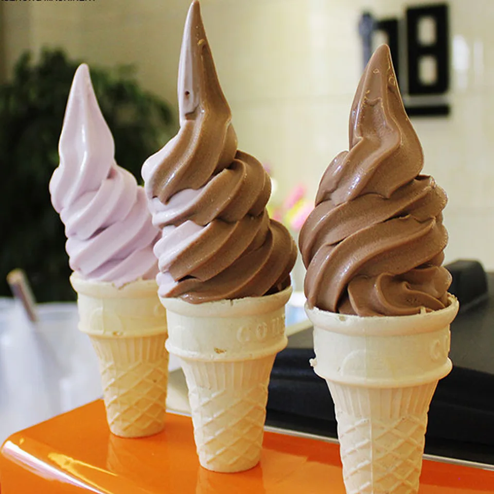Mesin Ais Krim Dwi Silinder dengan Output 22 hingga 30L Sejam