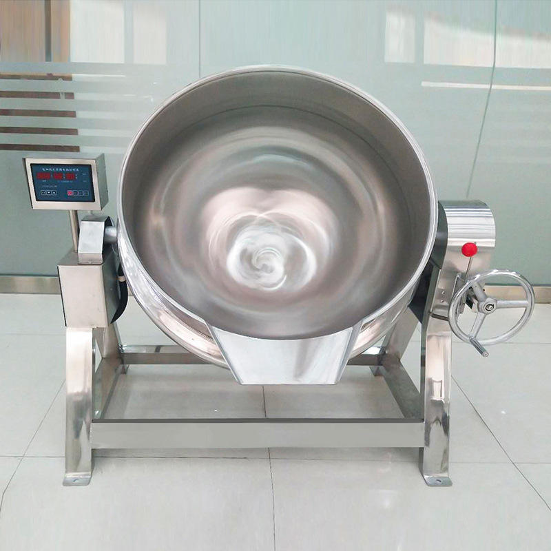 Panela de Cozimento Industrial com Camisa a Vapor em Aço Inoxidável SUS304 50–800L Modelos a Gás e Elétricos