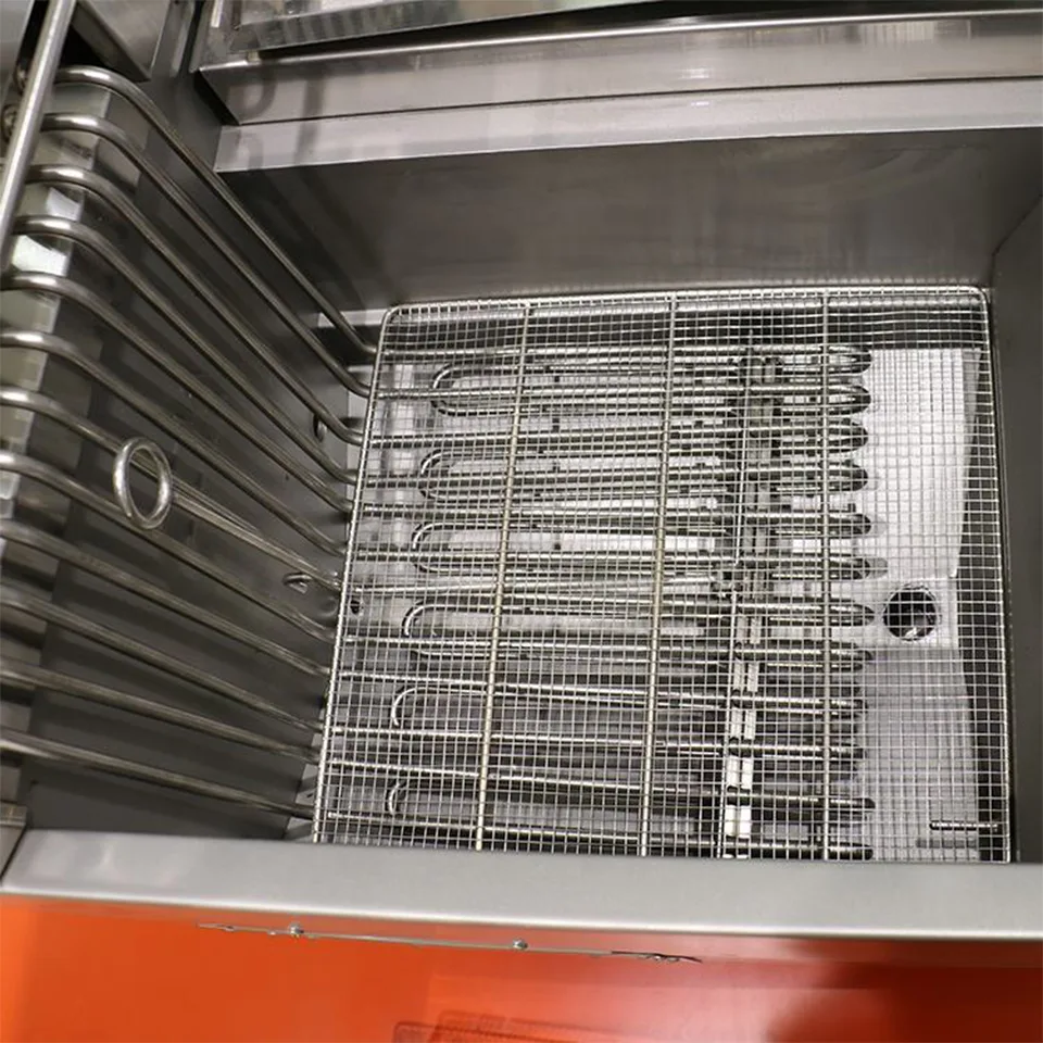 Friteuse électrique numérique E-DZE-400GF 18kW deux paniers usage commercial