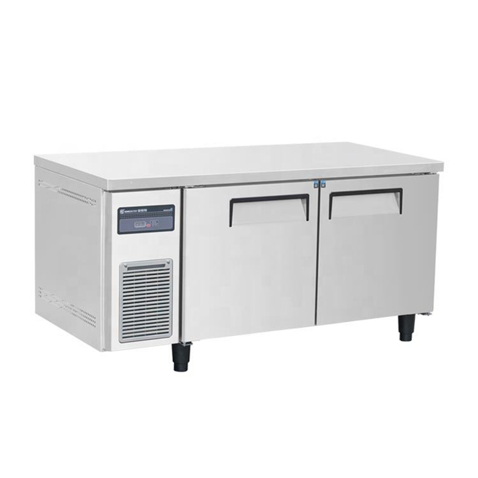 Commercial Double Door Upright Refrigerator Freezer 348L for Restaurant Kitchen