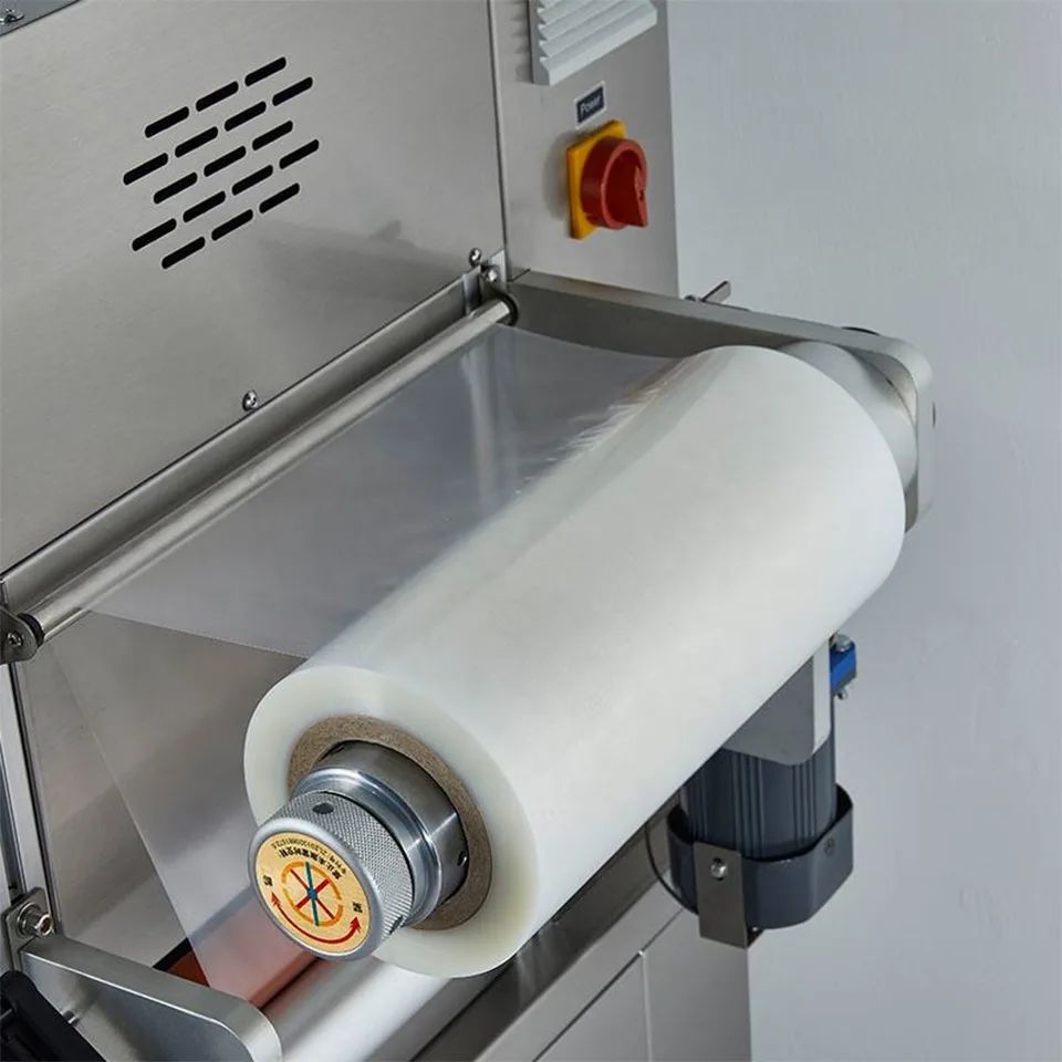 Machine d'emballage sous peau verticale DQ330VSL 63m³/h Sous vide Scelleuse alimentaire de haute qualité