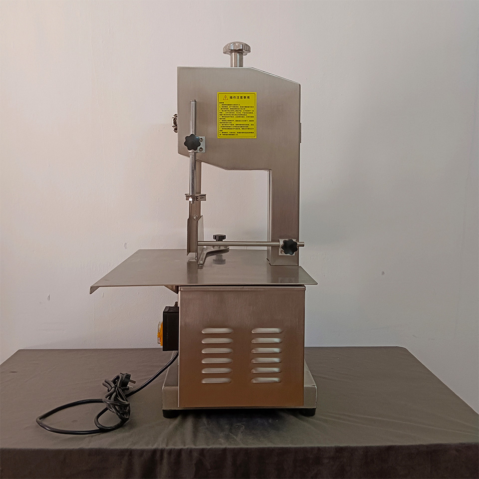 Serra de Ossos Compacta para Carne 1500W em Aço Inoxidável para Carne Congelada, Peixe e Ossos